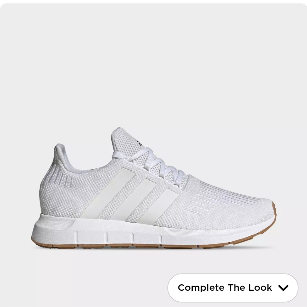 Men's Adidas Originals Swift Run 1.0 Casual Shoes. Color White. Size: US 8